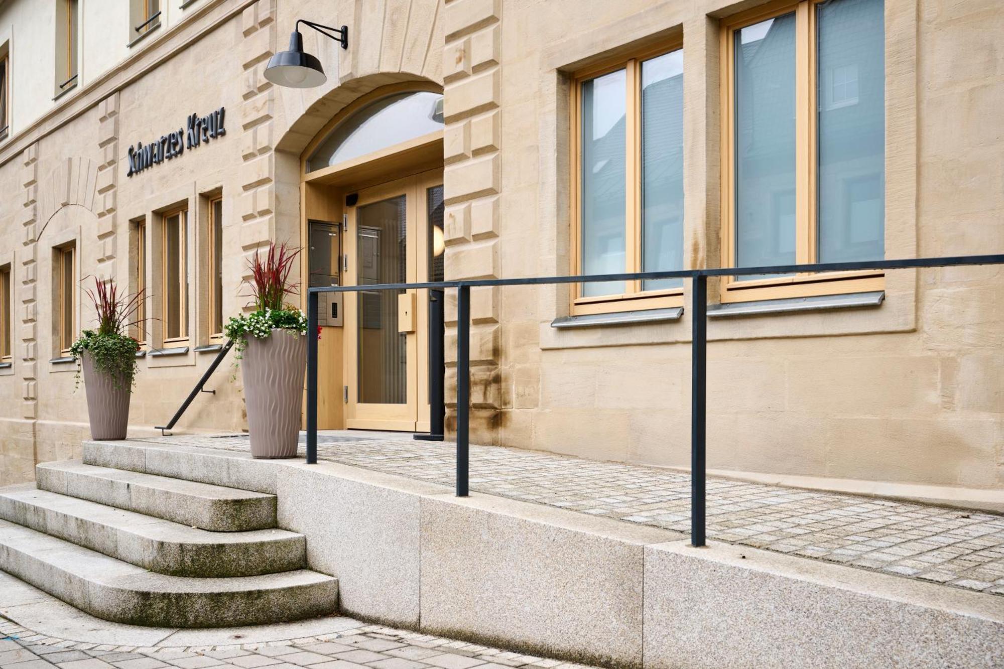 Schwarzes Kreuz Gasthaus Pension Teuschnitz Buitenkant foto